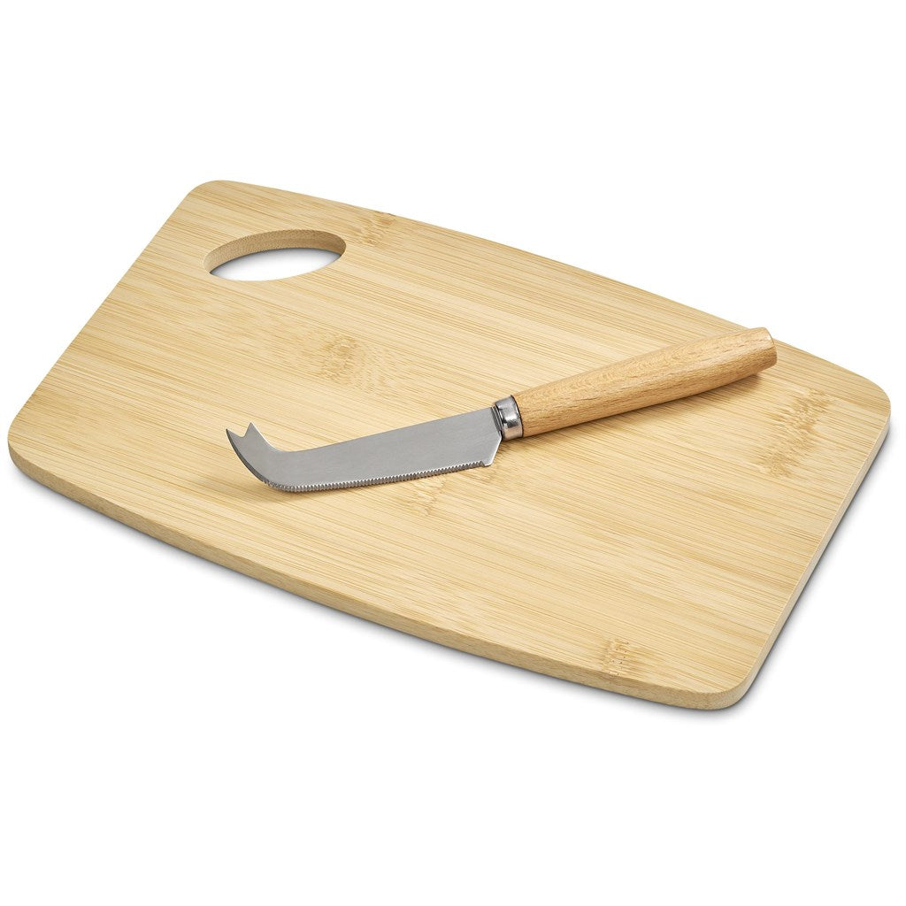 Bamboo Cheese Board Set