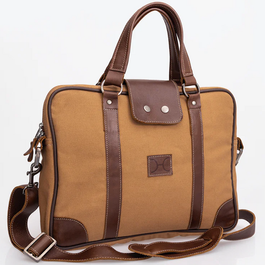 Thandana 15" Canvas Laptop Bag with a rugged yet stylish design