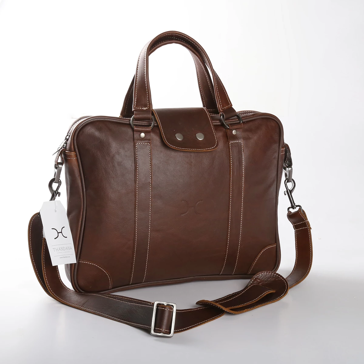 15" Leather Laptop Bag