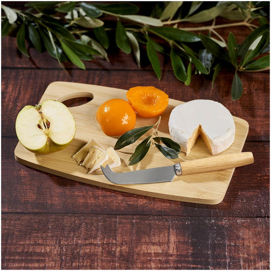 Bamboo Cheese Board Set