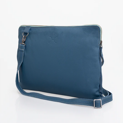Thandana 15” Leather Laptop Sling in premium leather, perfect for professionals on the go