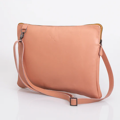 Thandana 15” Leather Laptop Sling in premium leather, perfect for professionals on the go