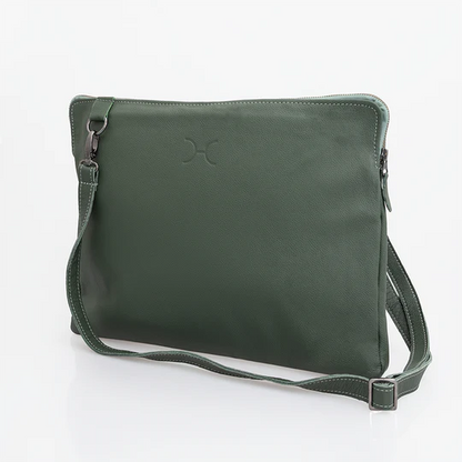 Thandana 15” Leather Laptop Sling in premium leather, perfect for professionals on the go