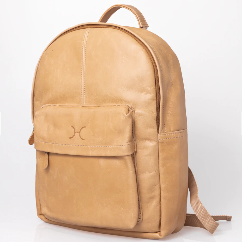 Thandana 15" Leather Laptop Backpack in a sophisticated leather finish