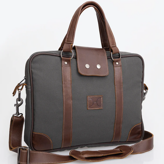 Thandana 15" Canvas Laptop Bag with a rugged yet stylish design