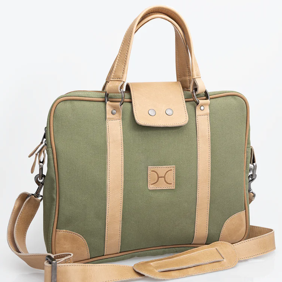 Thandana 15" Canvas Laptop Bag with a rugged yet stylish design
