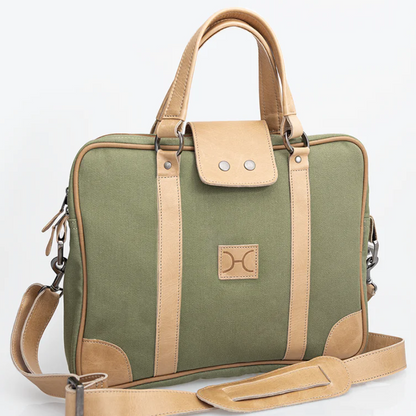 Thandana 15" Canvas Laptop Bag with a rugged yet stylish design