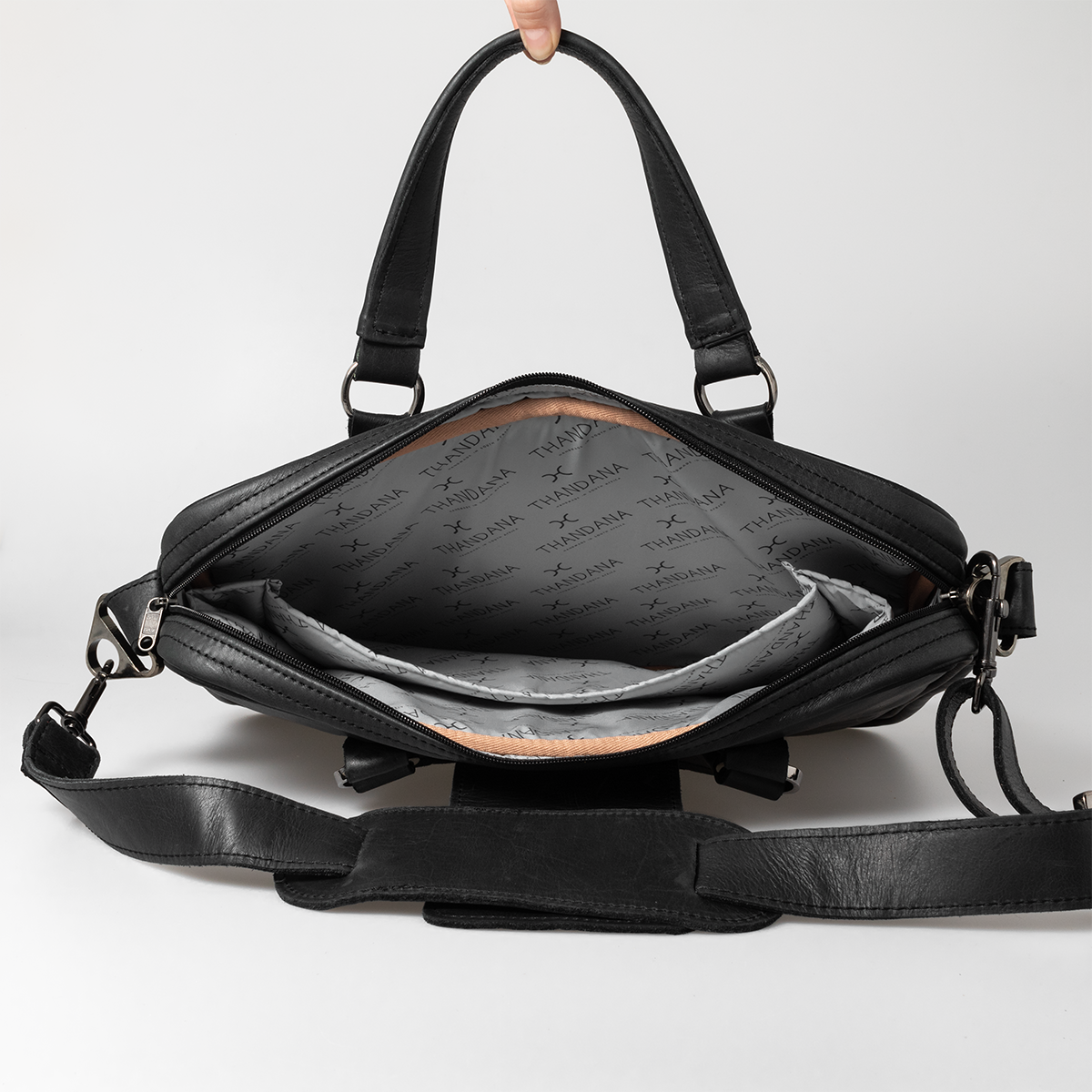 15" Leather Laptop Bag